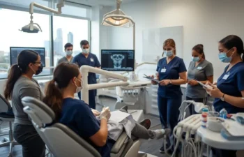 Dental Assisting Schools in Atlanta students practicing clinical skills