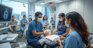 Dental Assisting Schools in Atlanta students training in modern clinic